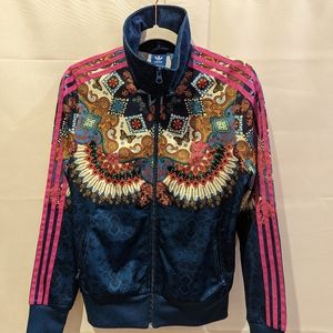 Adidas x rio farm borbomix track jacket woman's medium